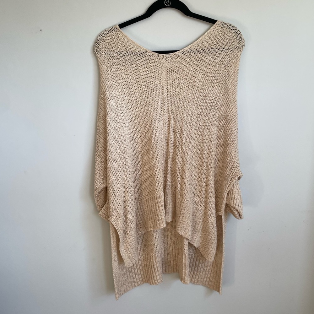 Vici Sienna Oversized Knit Sweater in Natural